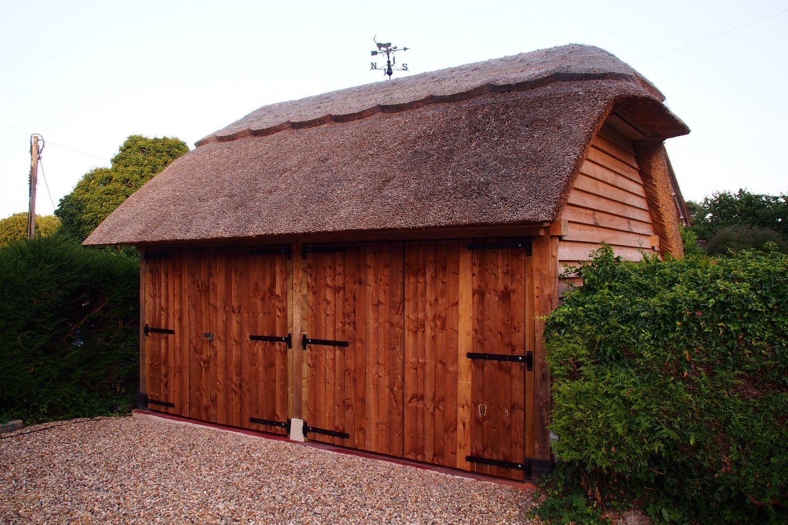 Bespoke Oak Garages Built in Hereford